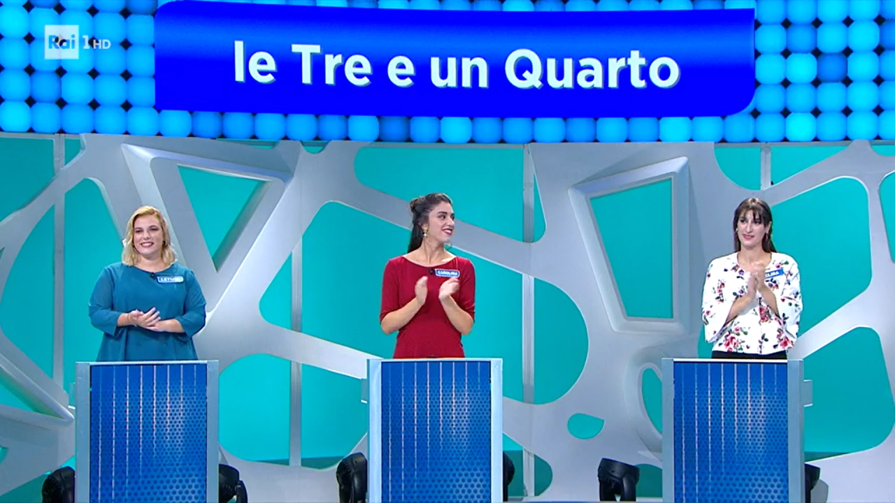 Reazione a Catena, le Tre e un Quarto vincono per la nona volta: ’Volete prenderle tutte’