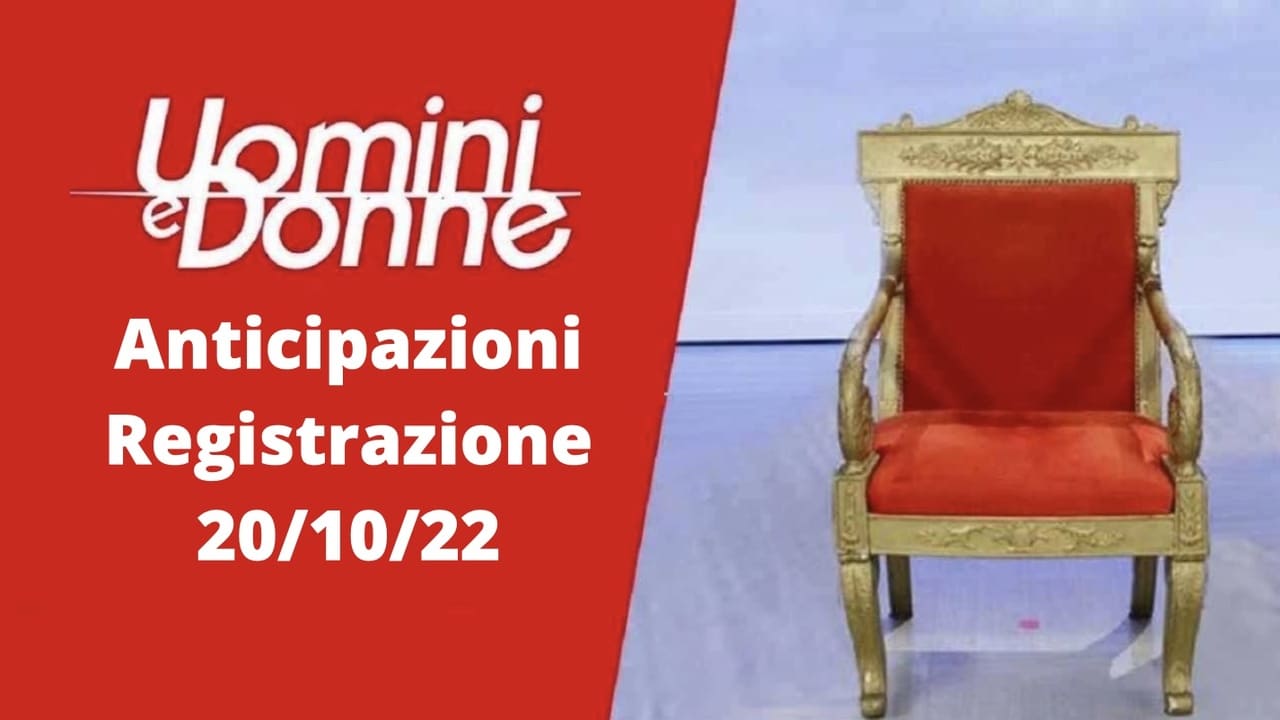 Anticipazioni Uomini e Donne, registrazione del 20/10: Ida Platano e Riccardo Guarnieri tornano protagonisti