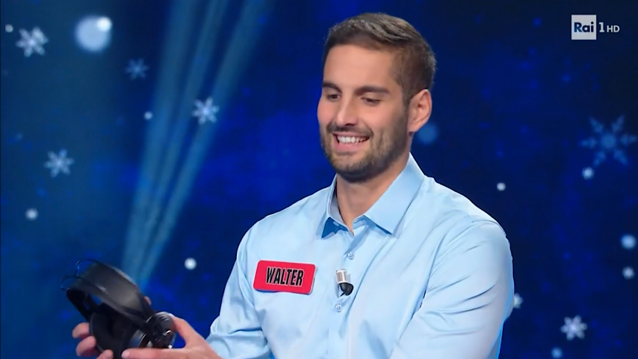 L’Eredità, eliminato Michele: ’Natale’ deludente per Walter che scivola sulla ’neve’