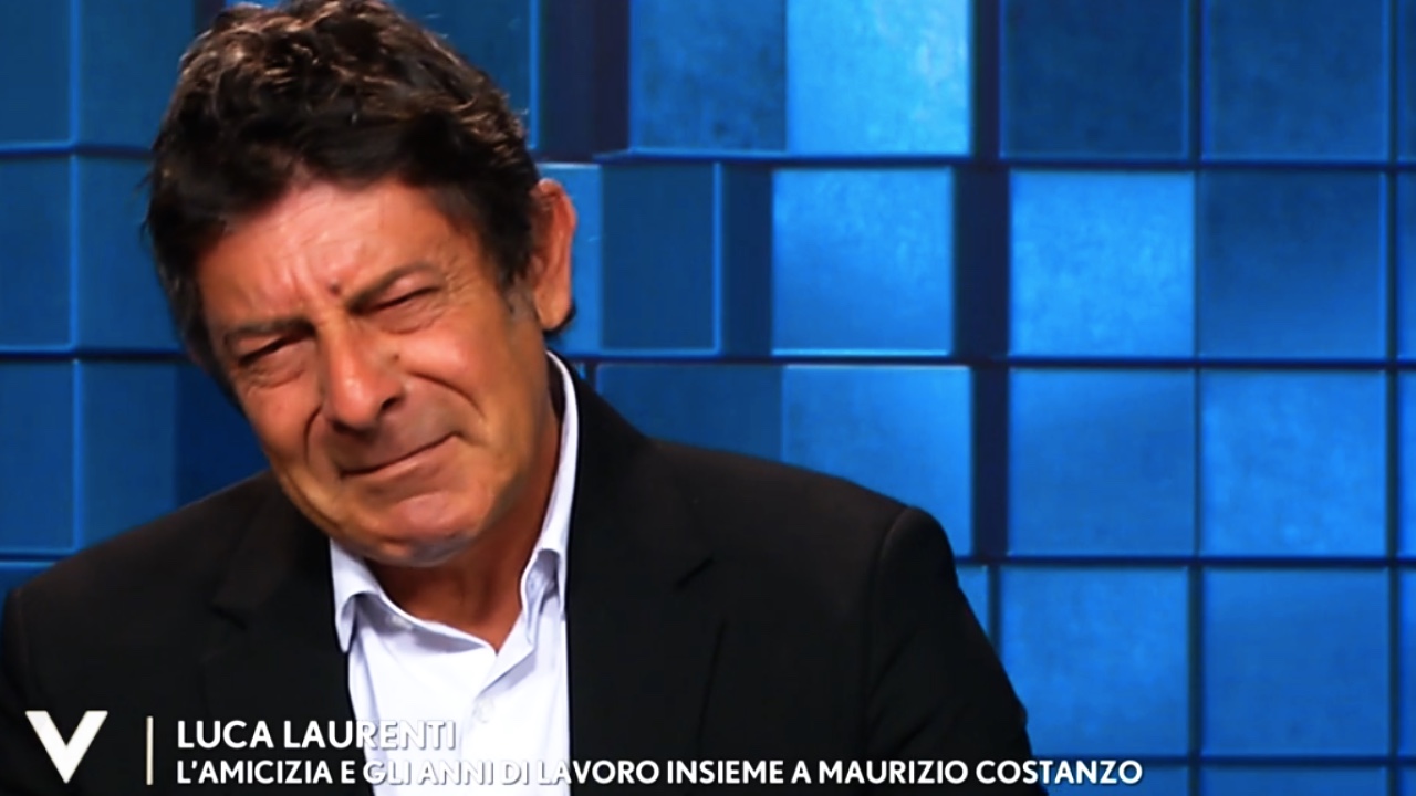 Luca Laurenti in lacrime a Verissimo, disperato per Costanzo morto (VIDEO)