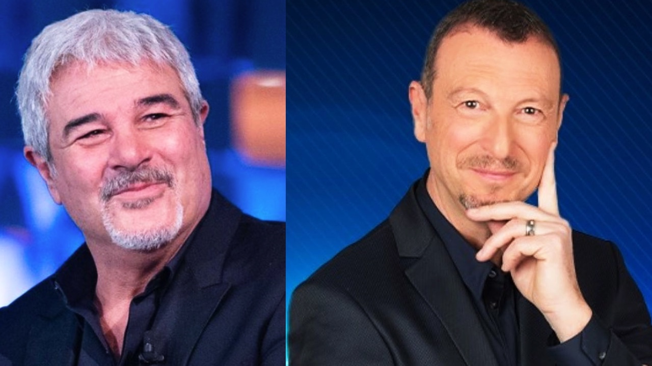 Pino Insegno sfratta Amadeus? Cambia tutto per un programma di Rai1