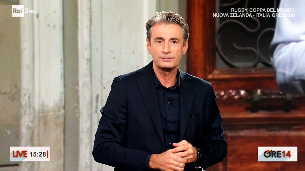 Milo Infante perché chiede riduzione Ore 14? Non c’entra flop Balivo Rai1
