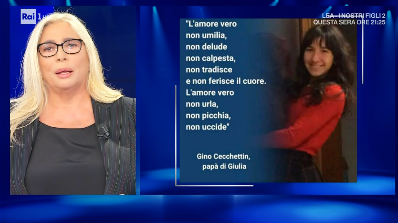 Mara Venier attaccata da PD per caso Giulia Cecchettin a Domenica In