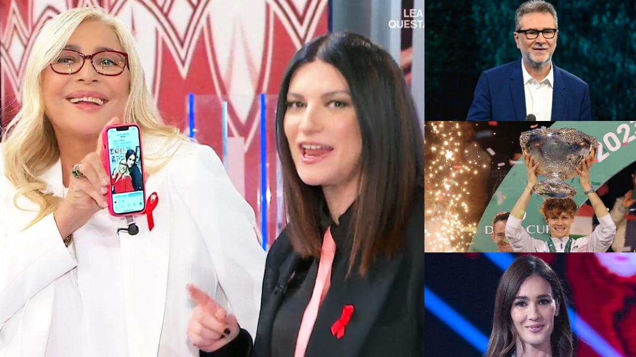 Ascolti tv ieri: boom Domenica In e Amici. Sinner su Rai2 al 23%