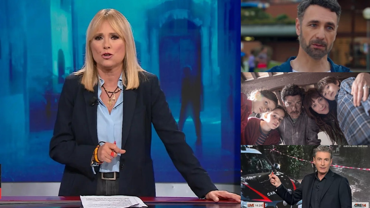 Ascolti tv ieri: inaspettato boom di Raoul Bova. Vola Antonella Clerici