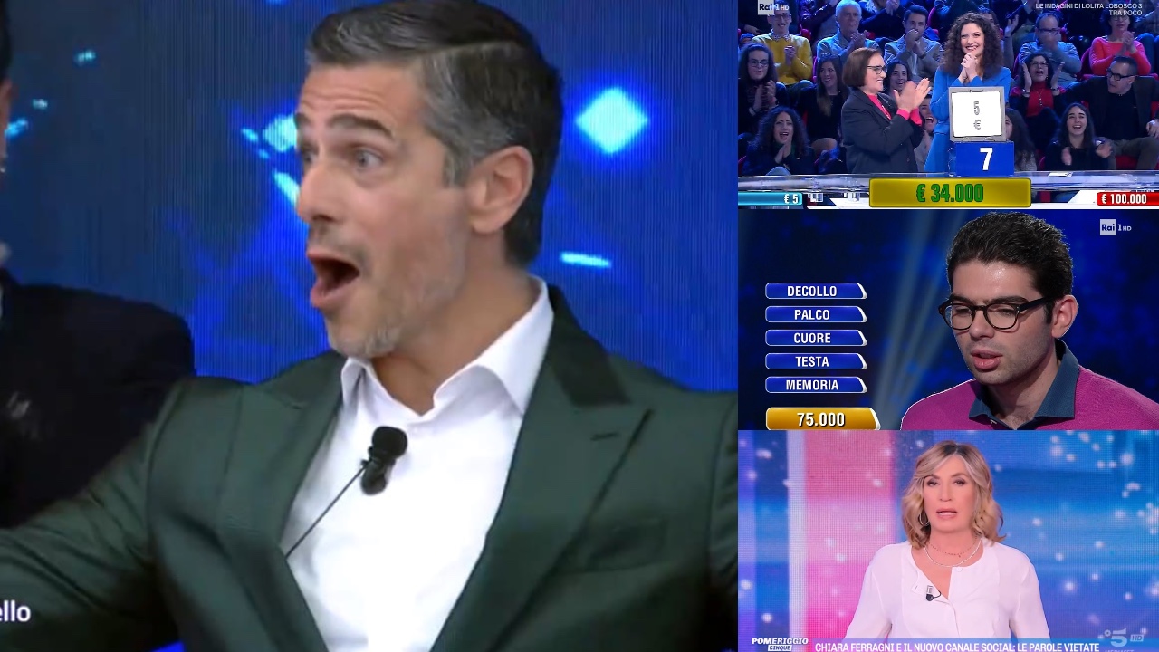 Ascolti tv ieri: cresce GF, boom Lolita Lobosco e si rialza Mattino 4