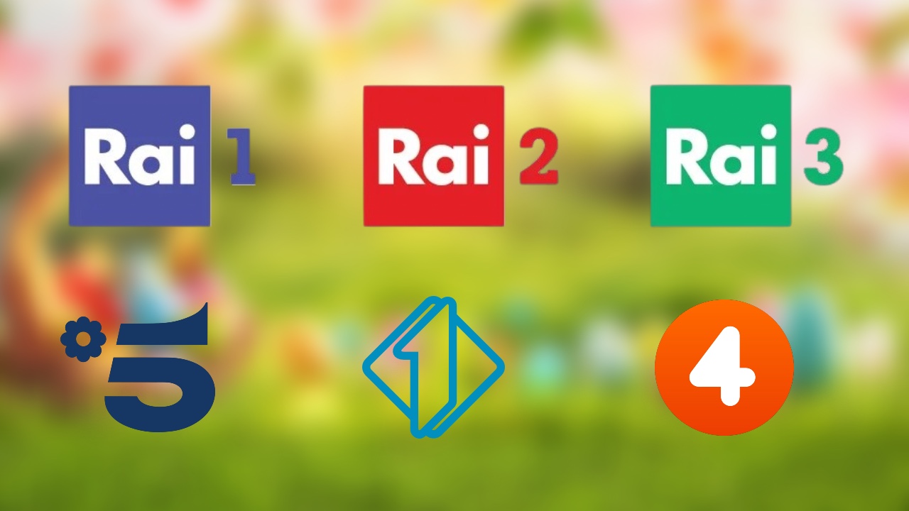 Programmi Pasqua Rai e Mediaset: variazioni e trasmissioni sospese