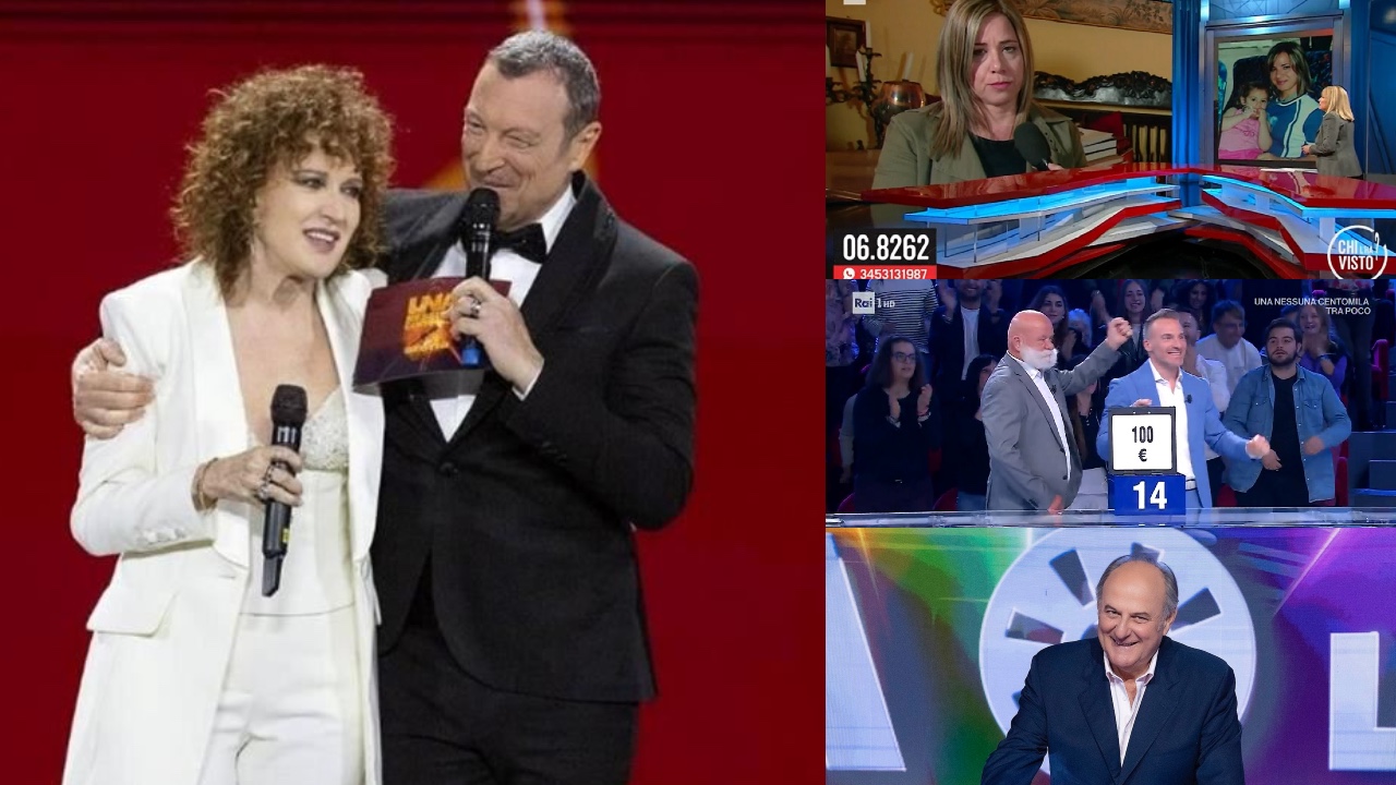 Ascolti tv 8 maggio 2024: straboom Amadeus, Scotti tiene testa a L’Eredità