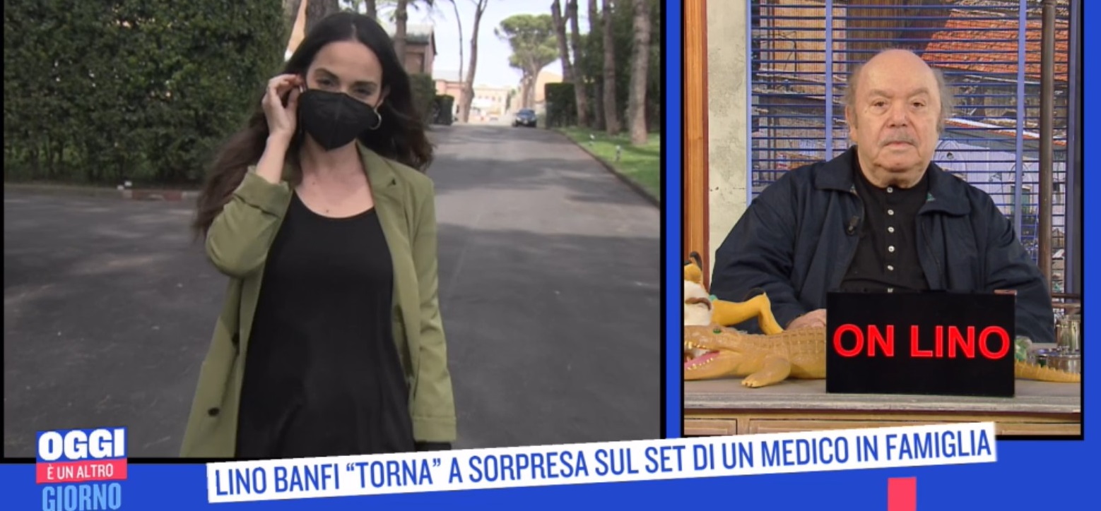 Lino Banfi ‘torna’ a sorpresa sul set di Un medico in famiglia