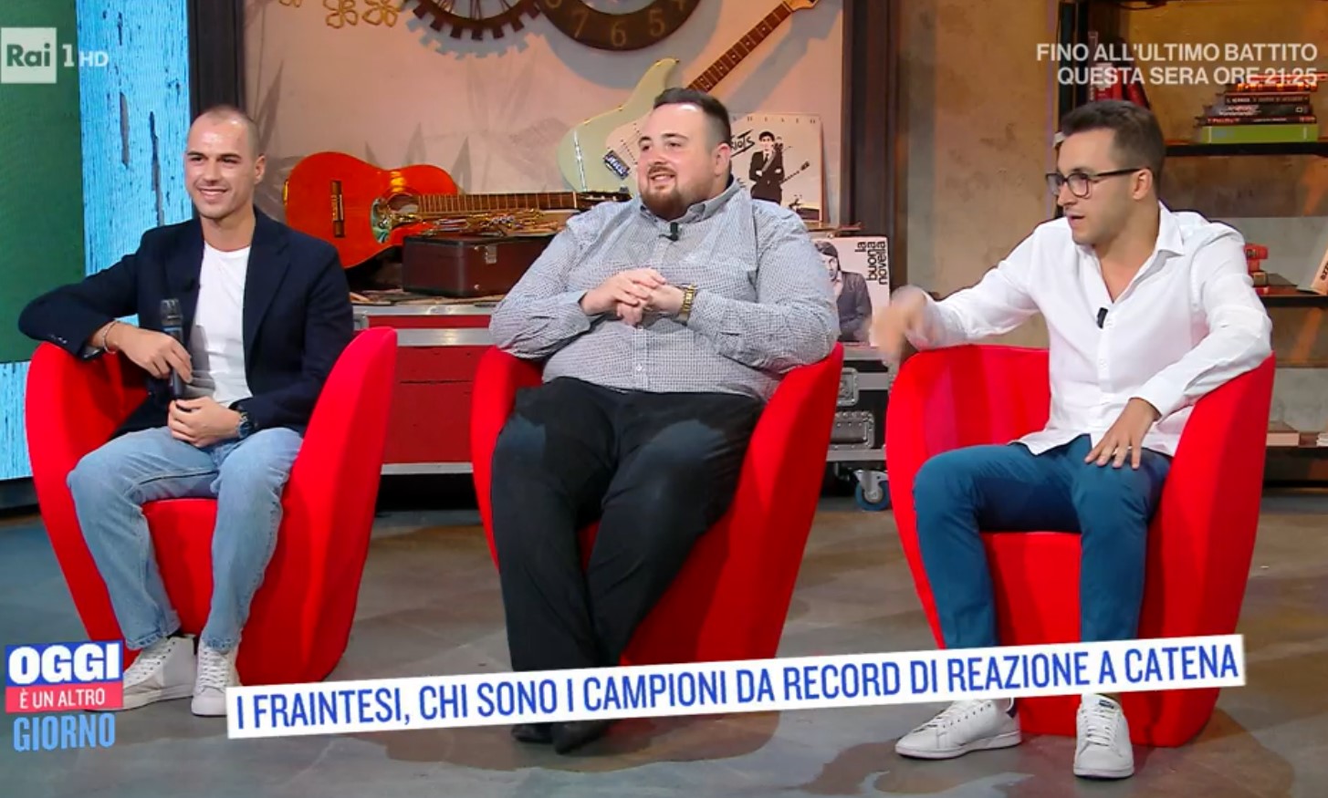 Oggi è un altro giorno, i Fraintesi ospiti da Serena Bortone: pronti a tornare a Reazione a Catena