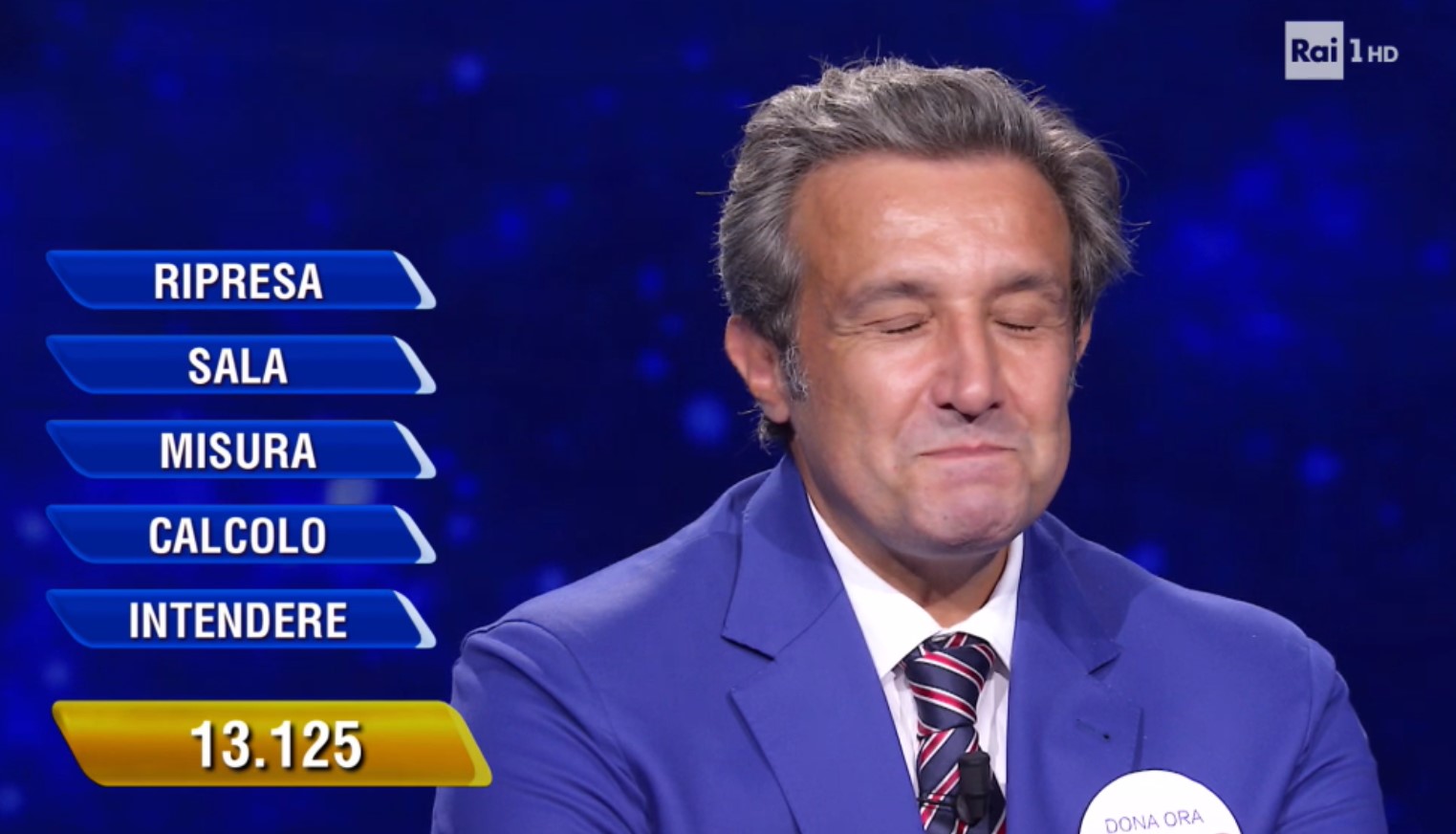 L’Eredità, niente ballo per Paolo che perde una bella vincita per la sua ’capacità’