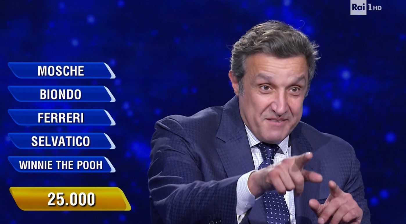 Ascolti TV 27 febbraio, L’Eredità game show vincente: Flavio Insinna esulta
