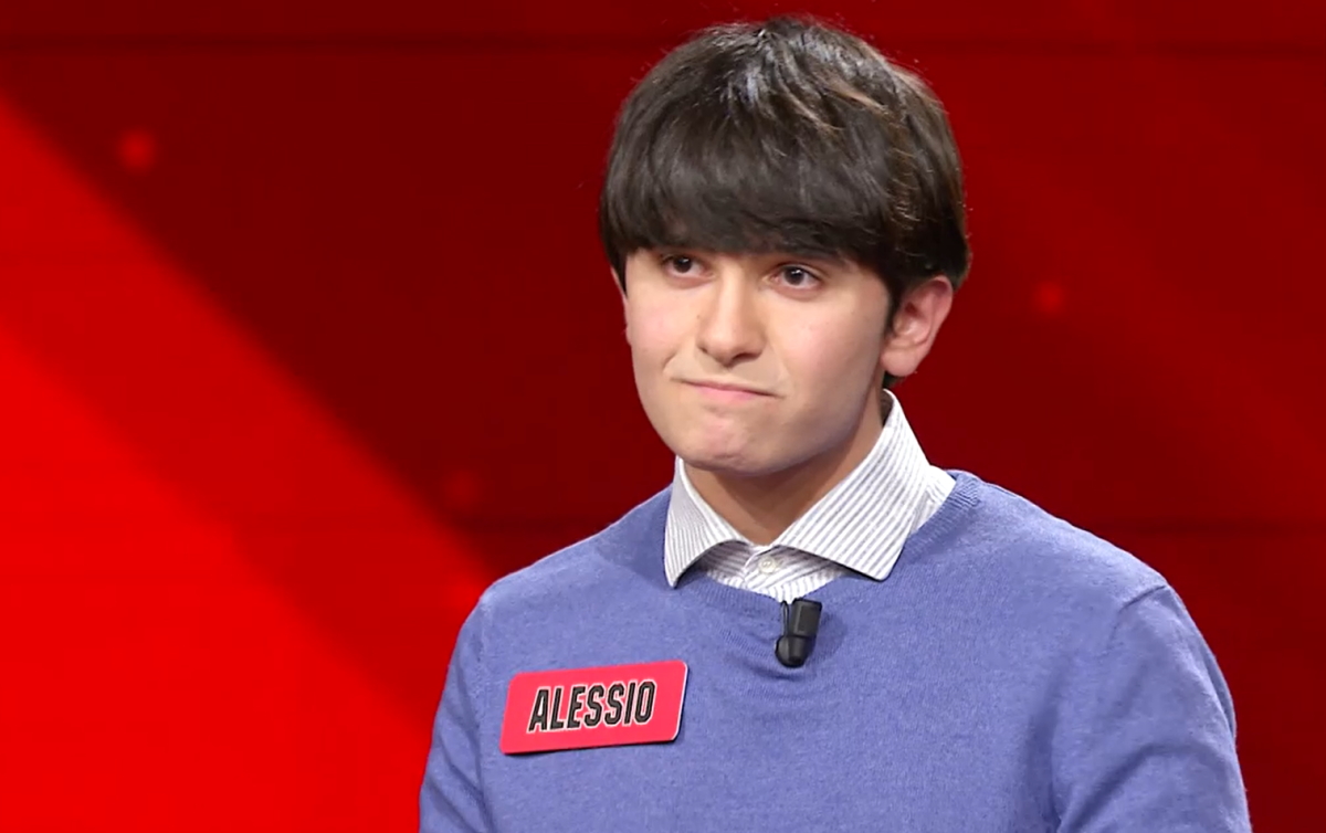 L’Eredità, Alessio lascia il programma ma Flavio Insinna lo rassicura: ’è un arrivederci’