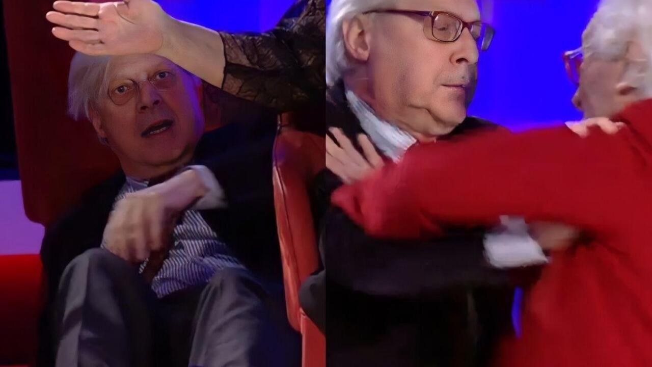 Maurizio Costanzo show: Sgarbi e Mughini si prendono a botte