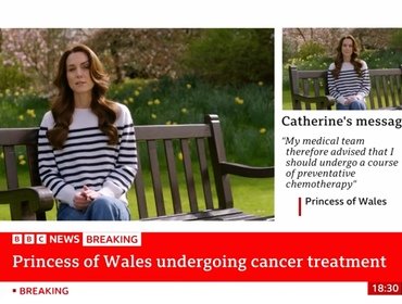 Kate Middleton ha il cancro: VIDEO del drammatico annuncio alla BBC