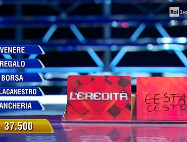 Ascolti TV 13 maggio, L'Eredità si riprende e Flavio Insinna fa festa