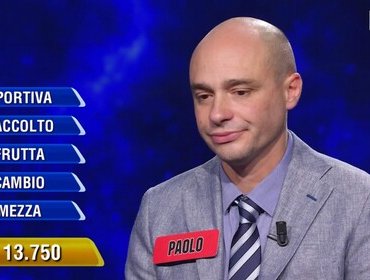 L'Eredità, non è stagione per Paolo che sbaglia clamorosamente la parola finale