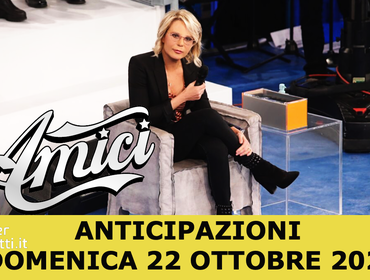 Anticipazioni Amici 23, puntata 22 ottobre 2023: eliminato, ospiti e spoiler