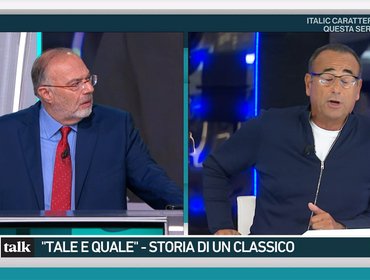 Carlo Conti a Tv Talk: «Cristina Scuccia via da Tale e Quale? Ecco perché»