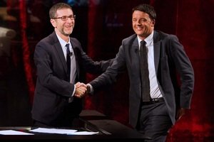 Ascolti tv 3 dicembre: Renzi batte Berlusconi a Che tempo che fa
