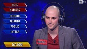 L’Eredità, il nuovo campione Francesco C. non vince: l’appello di Flavio Insinna