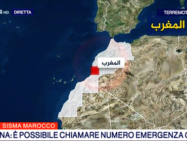 Terremoto Marocco: come cambiano i programmi tv sabato 9 settembre 2023