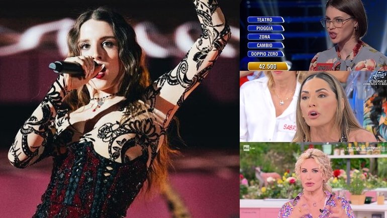 Ascolti tv 9 maggio 2024: botto ESC, vola Uomini e Donne e tonfo Balivo