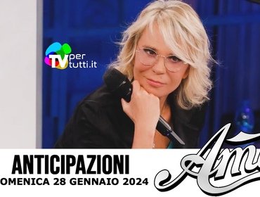 Anticipazioni Amici 23 puntata 28 gennaio 2024: ospiti, classifiche e sfide