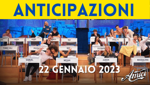 Anticipazioni Amici 22: eliminati e ingressi al Serale del 22 gennaio 