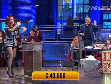 Ascolti TV 9 marzo, Andrea Delogu ai Soliti Ignoti raddoppia e festeggia con il pubblico