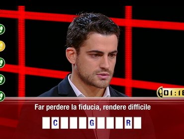 Ascolti TV 5/1, Caduta Libera Campionissimi scontro tra Nicolò Scalfi e Christian Fregoni