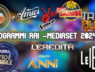 Programmi 2024, da C'è Posta a Sanremo e Ciao Darwin: quello che vedremo