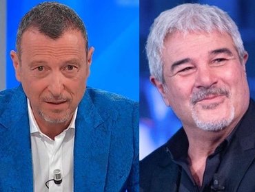 Amadeus dimezzato, richiesta assurda per Sanremo 2024: Pino Insegno avanza