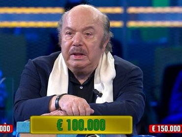 Ascolti TV 19 febbraio, debutto trionfale per Affari tuoi con la vincita di Lino Banfi