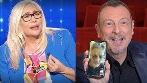 Domenica In: bluff Amadeus sull’annuncio e battuta pessima di Zanicchi