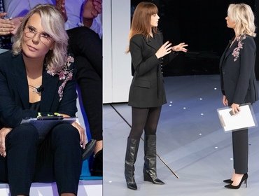 Vestito Maria De Filippi C'è Posta, blazer cristalli: cifra assurda e marca