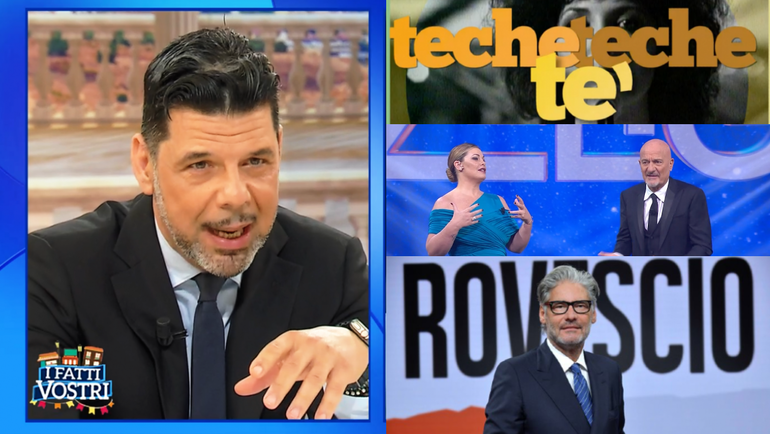 Ascolti tv ieri: I Fatti Vostri record, bene Del Debbio. Cresce TecheTecheTe'