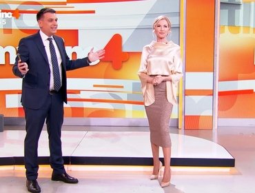 Mattino Quattro inizia con gara tra Panicucci e Poletti a chi parla prima