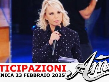 Anticipazioni Amici 23 febbraio 2025: chi va al Serale e ospiti Big Sanremo