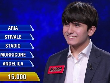 L'Eredità, il giovane Alessio elimina Lorenzo e va alla Ghigliottina senza ‘tromba'