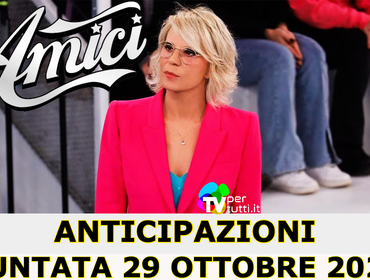 Anticipazioni Amici 23 puntata 29 ottobre: dure decisioni e classifiche