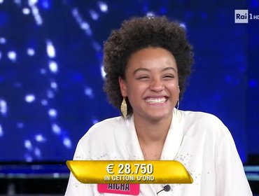 L'Eredità, festa a suon di 'Jazz' con Aicha che mette a segno la seconda vittoria