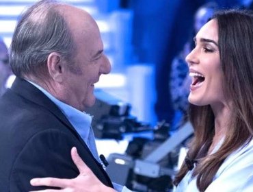 Silvia Toffanin concorrente a La Ruota della Fortuna durante Verissimo