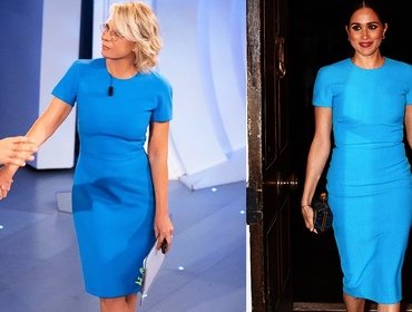 Abito Maria De Filippi C'è Posta indossato da Meghan Markle: prezzo e marca