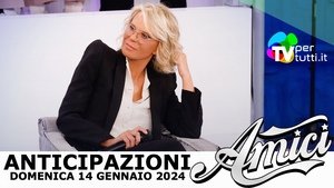 Anticipazioni Amici 23 puntata 14 gennaio 2024: classifiche, sfide e ospiti