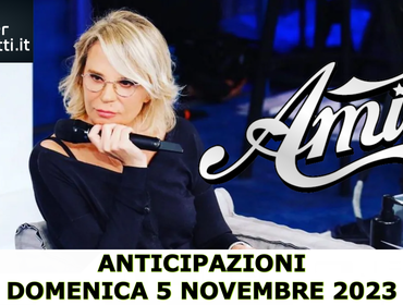 Anticipazioni Amici 23, puntata 5 novembre: classifiche e spoiler