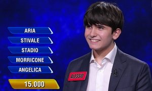 L’Eredità, il giovane Alessio elimina Lorenzo e va alla Ghigliottina senza ‘tromba’