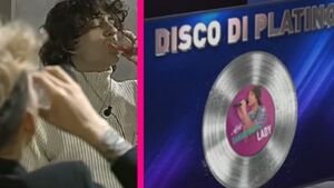 Amici 20, Sangiovanni festeggia il disco di platino: ecco chi gli ruba la scena