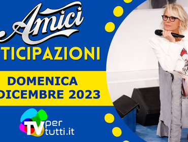 Anticipazioni Amici 23 puntata 3 dicembre: news, classifiche, eliminato