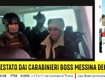 Arrestato Matteo Messina Denaro: programmi tv stravolti e annunci in diretta
